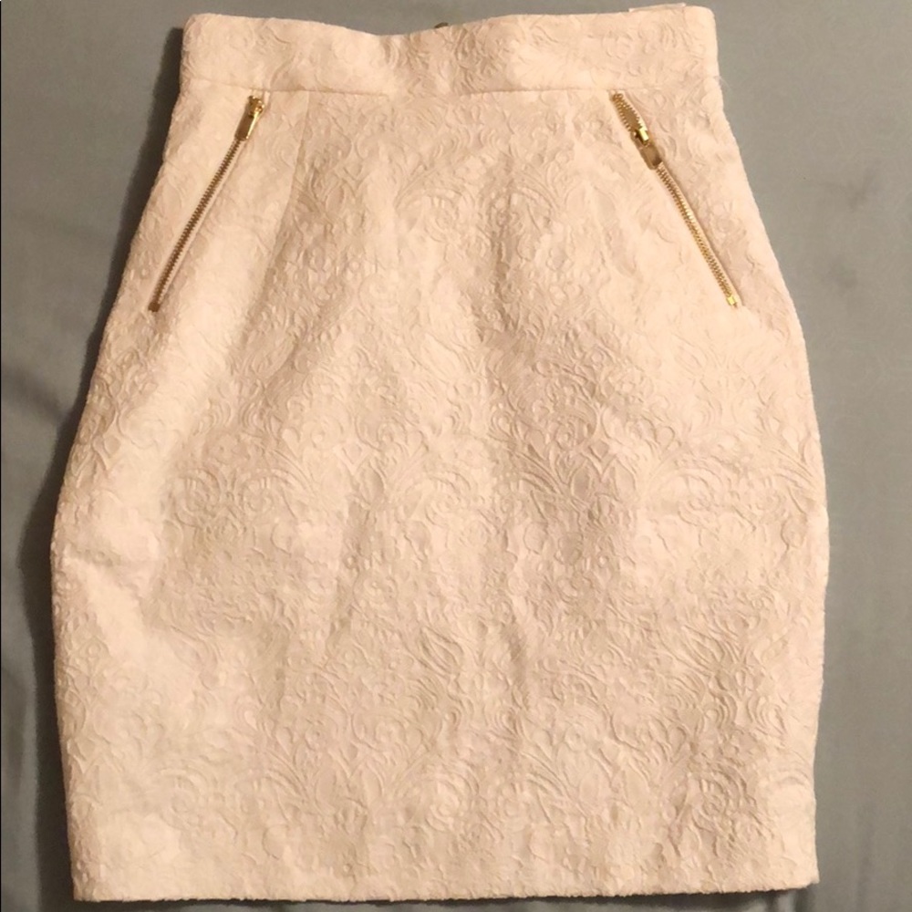 White H&M skirt